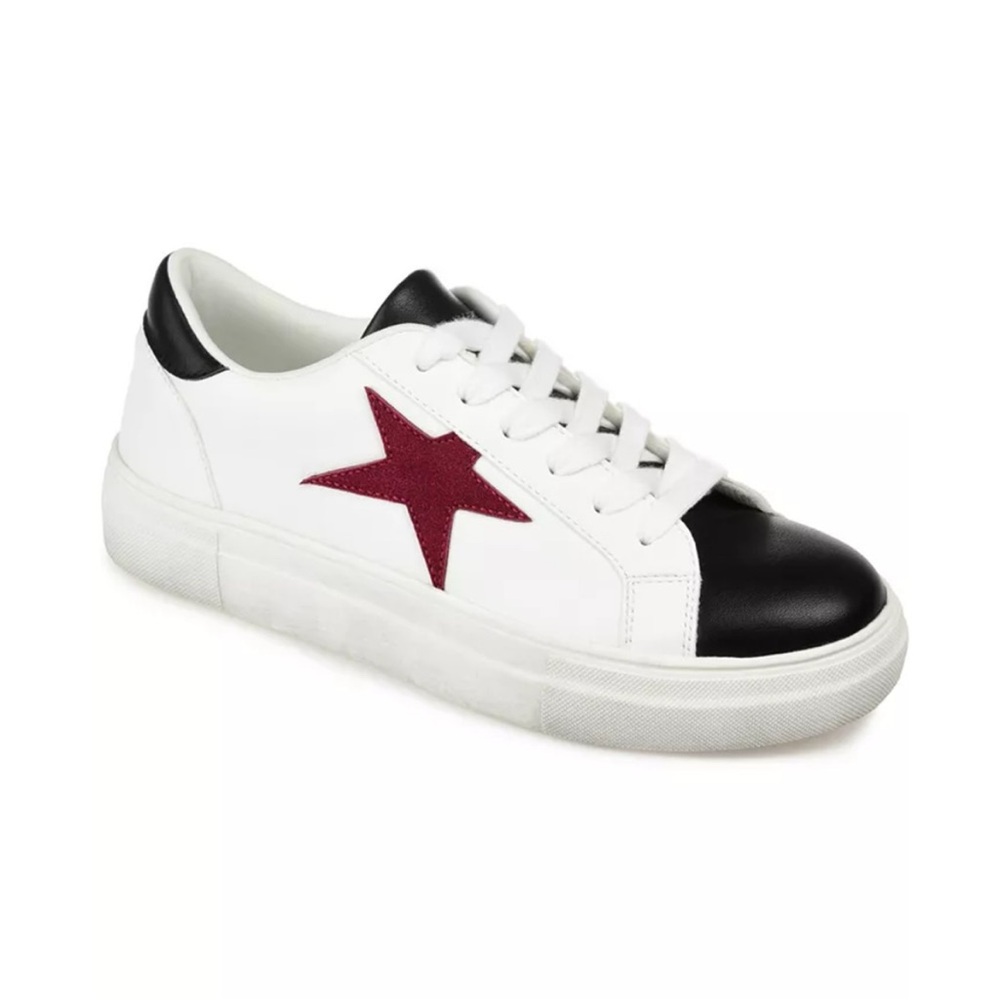 Journee Collection Women's Foam Adair Sneaker Wine Size US 8